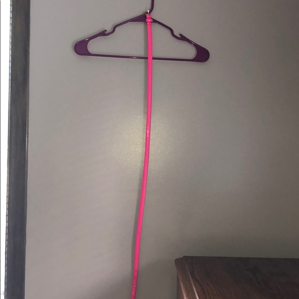 Pink Faux Leather Belt